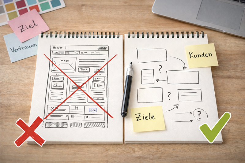 wie man einen designer brieft